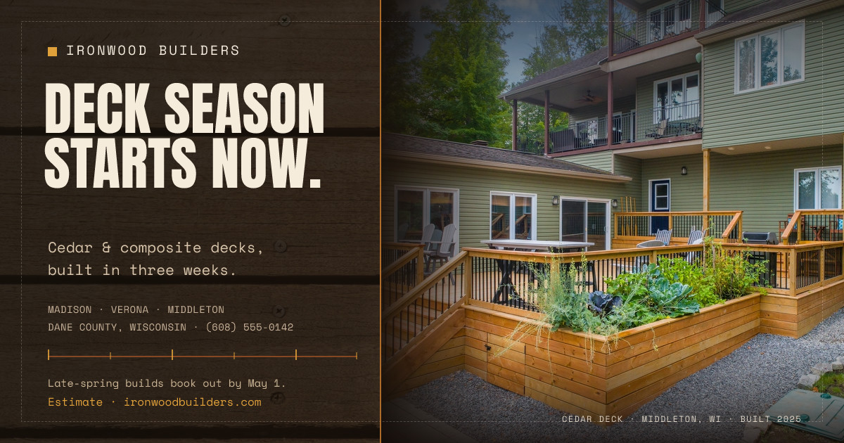 Ironwood Deck Season Promo