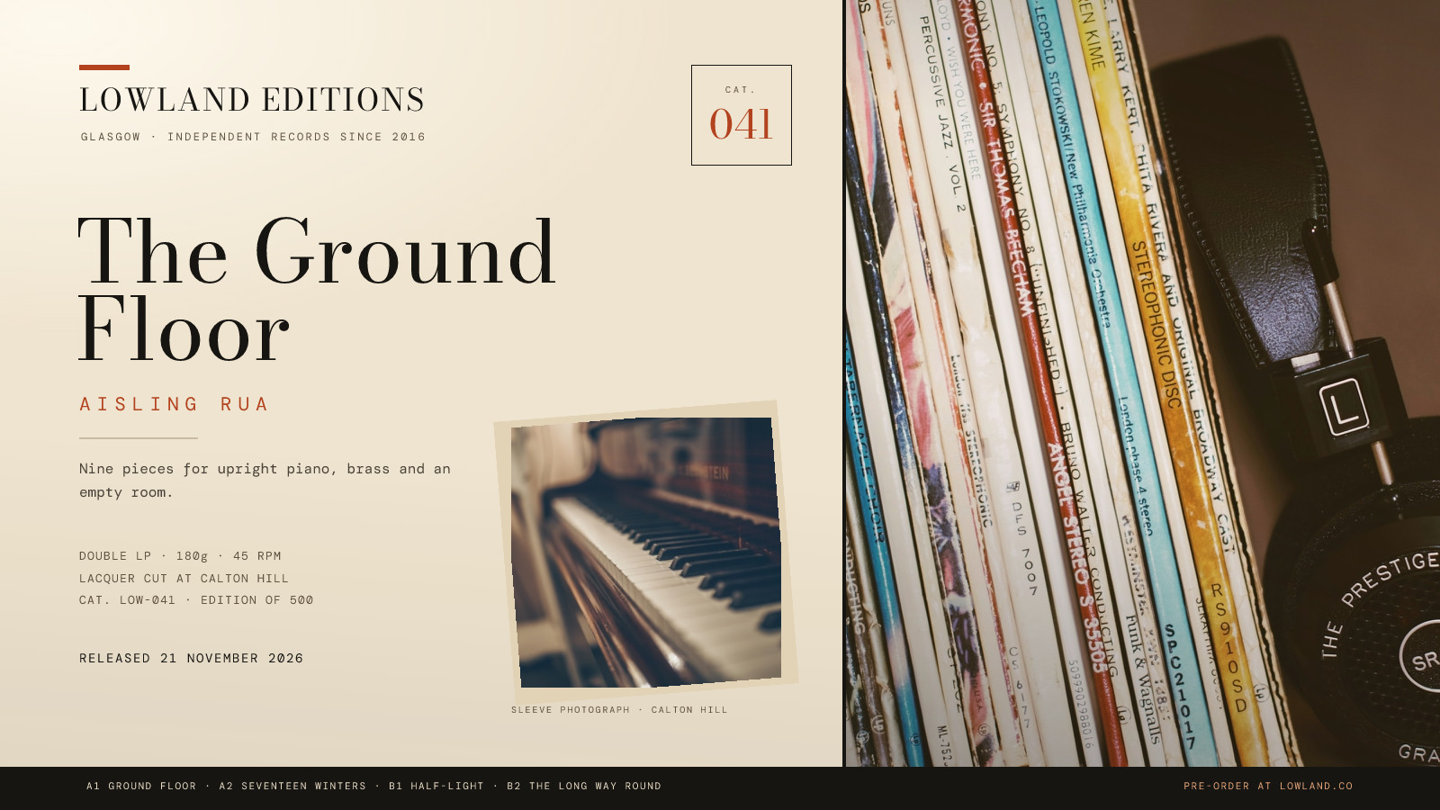 Lowland Editions Record Release