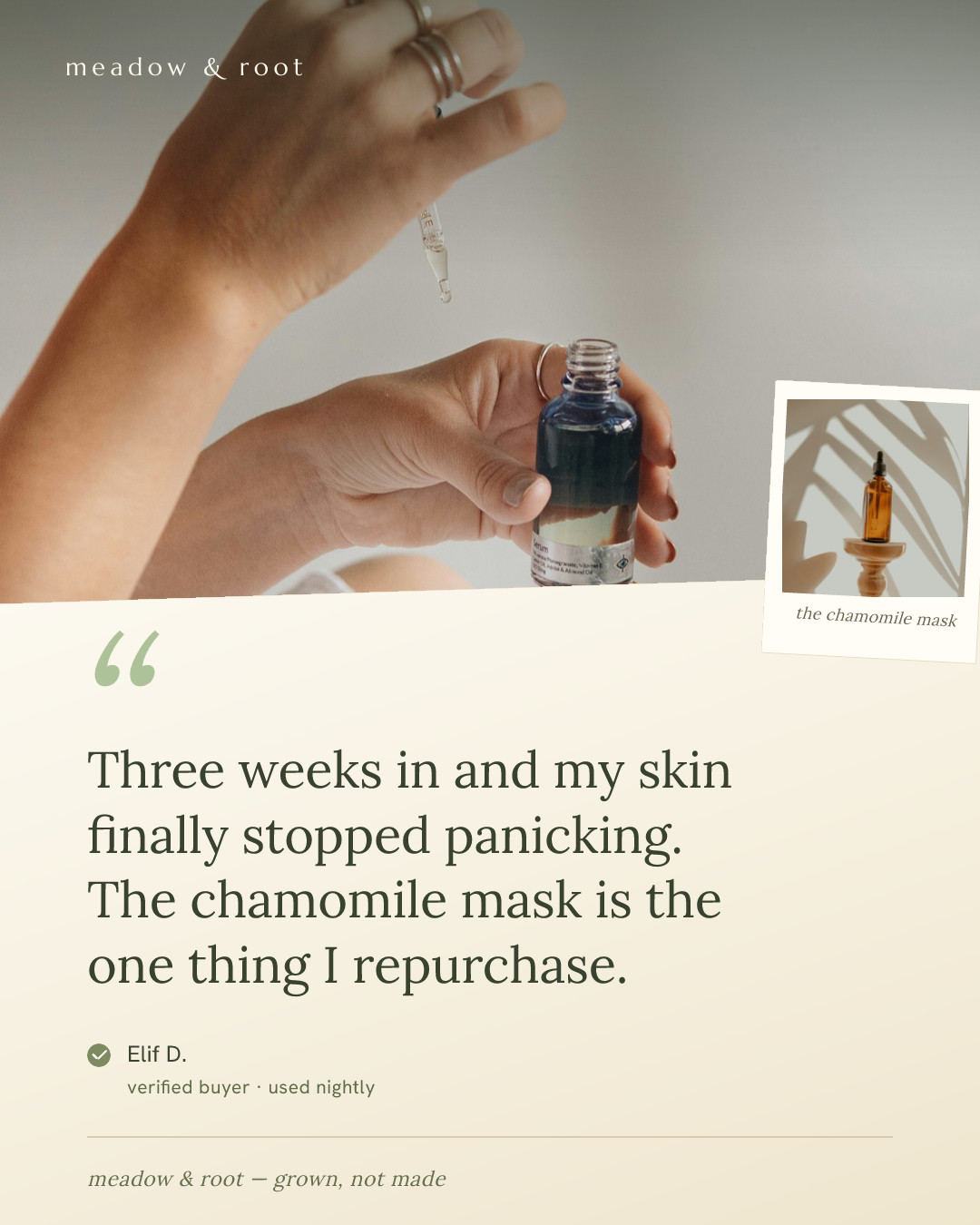Meadow & Root Customer Review