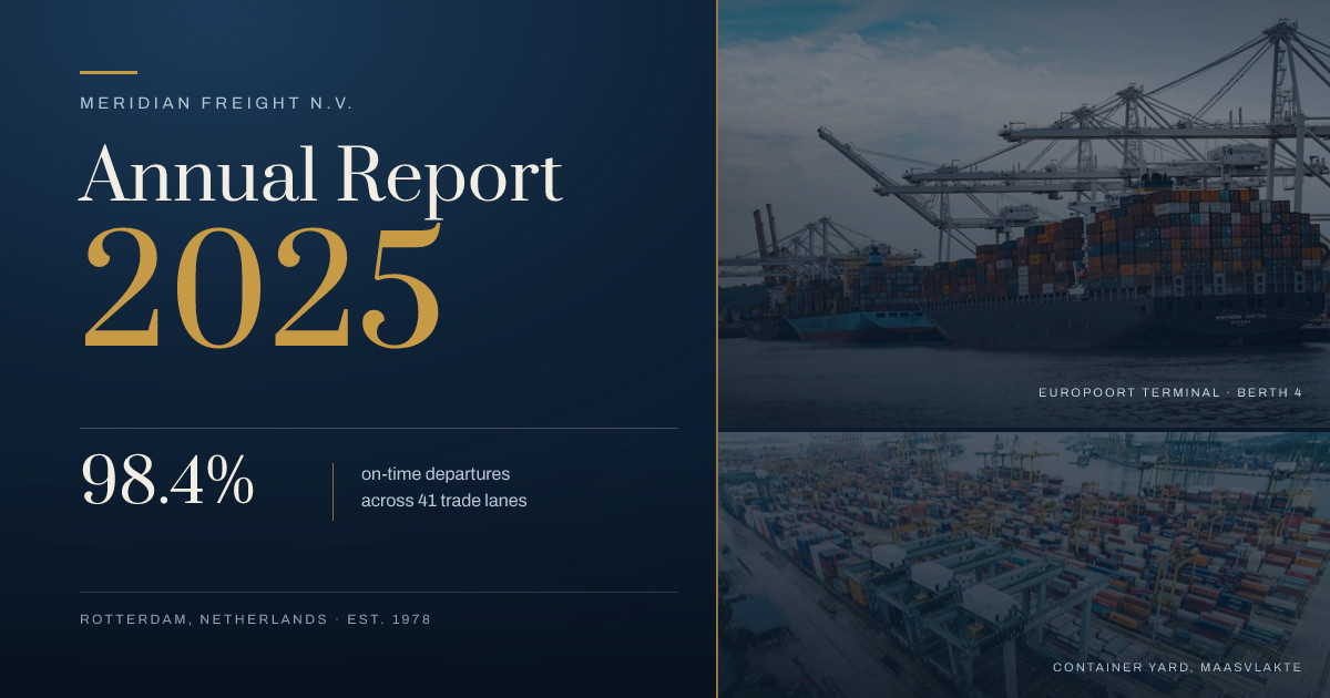 Meridian Freight Annual Report Cover