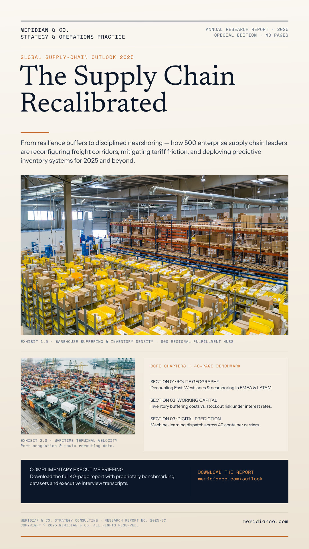 Meridian 2025 Supply-Chain Outlook Story
