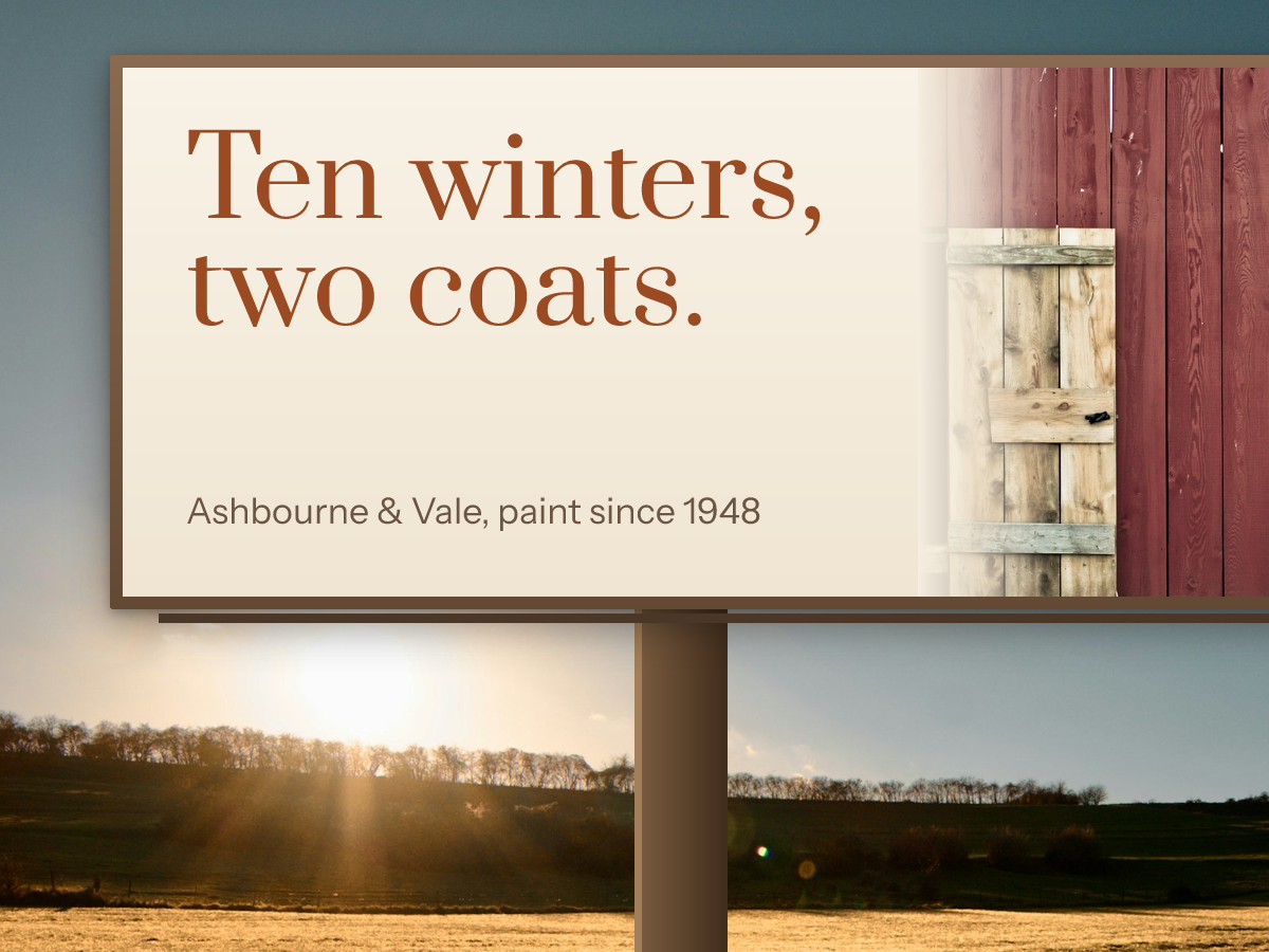 Paint Campaign Billboard Mockup