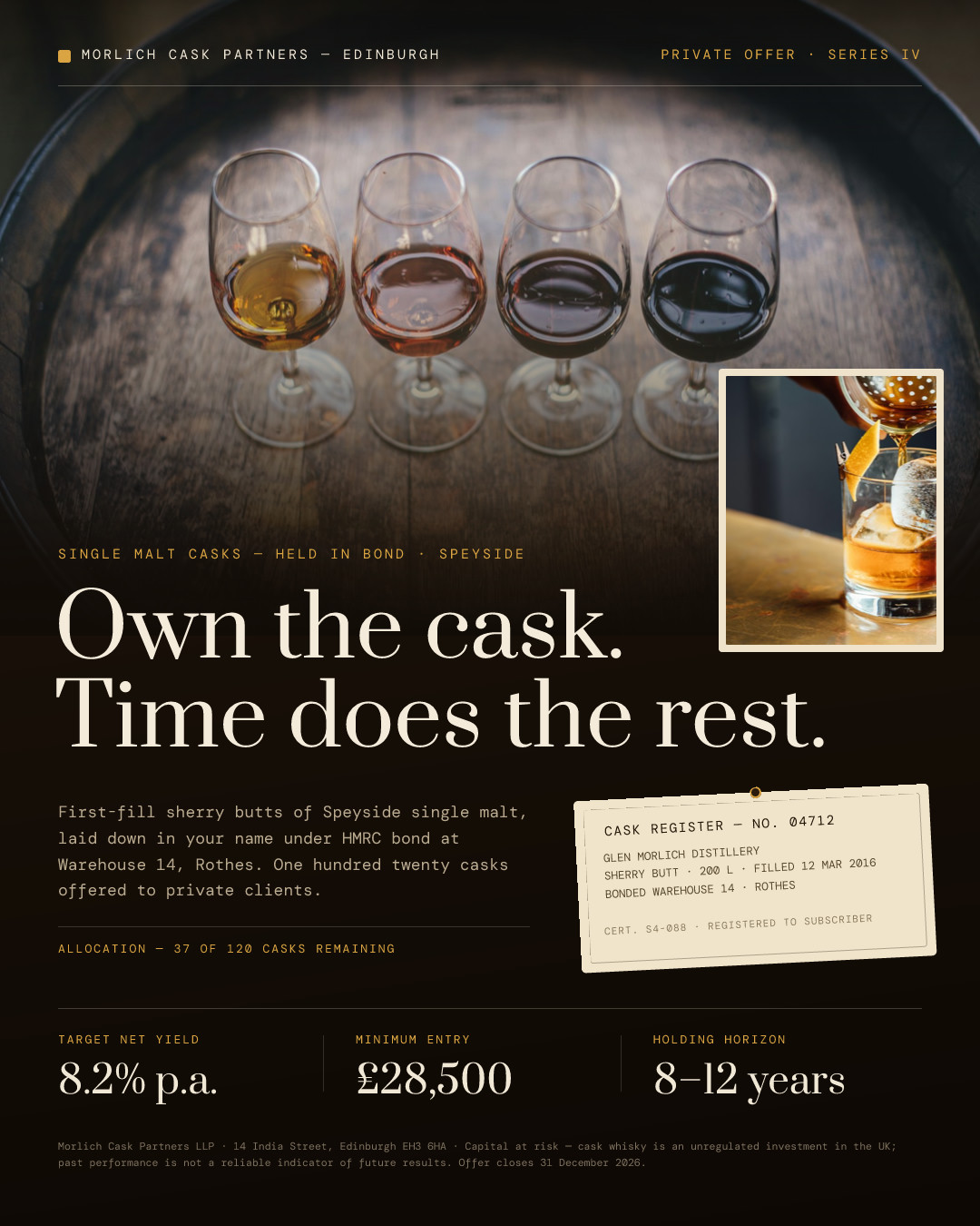 Morlich Cask Partners Series IV Offer
