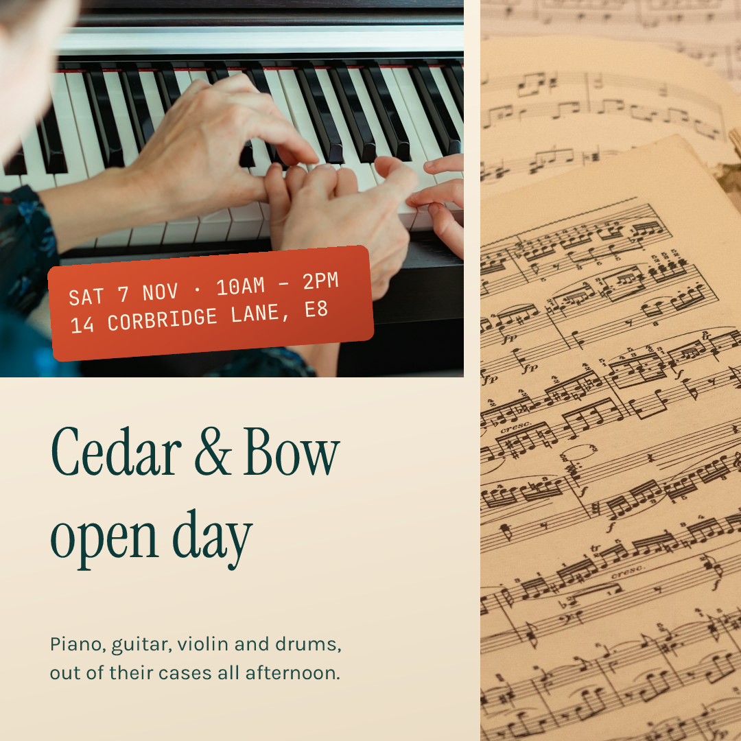 Cedar & Bow Music School Open Day