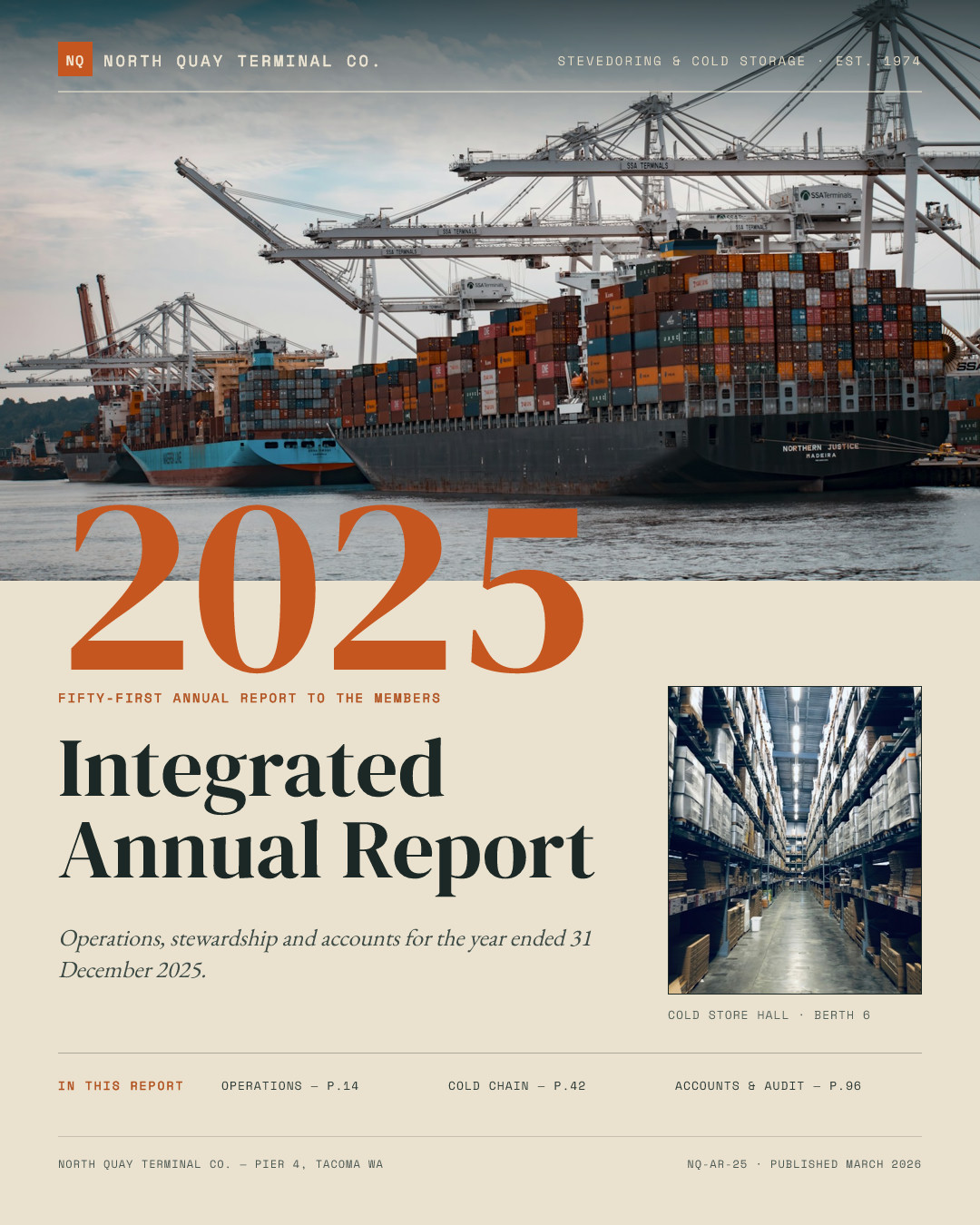 North Quay Terminal Annual Report