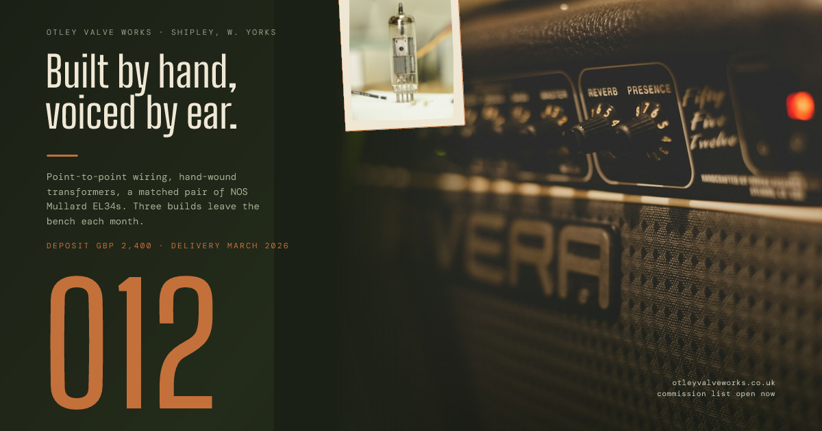 Otley Valve Works Amp Commission