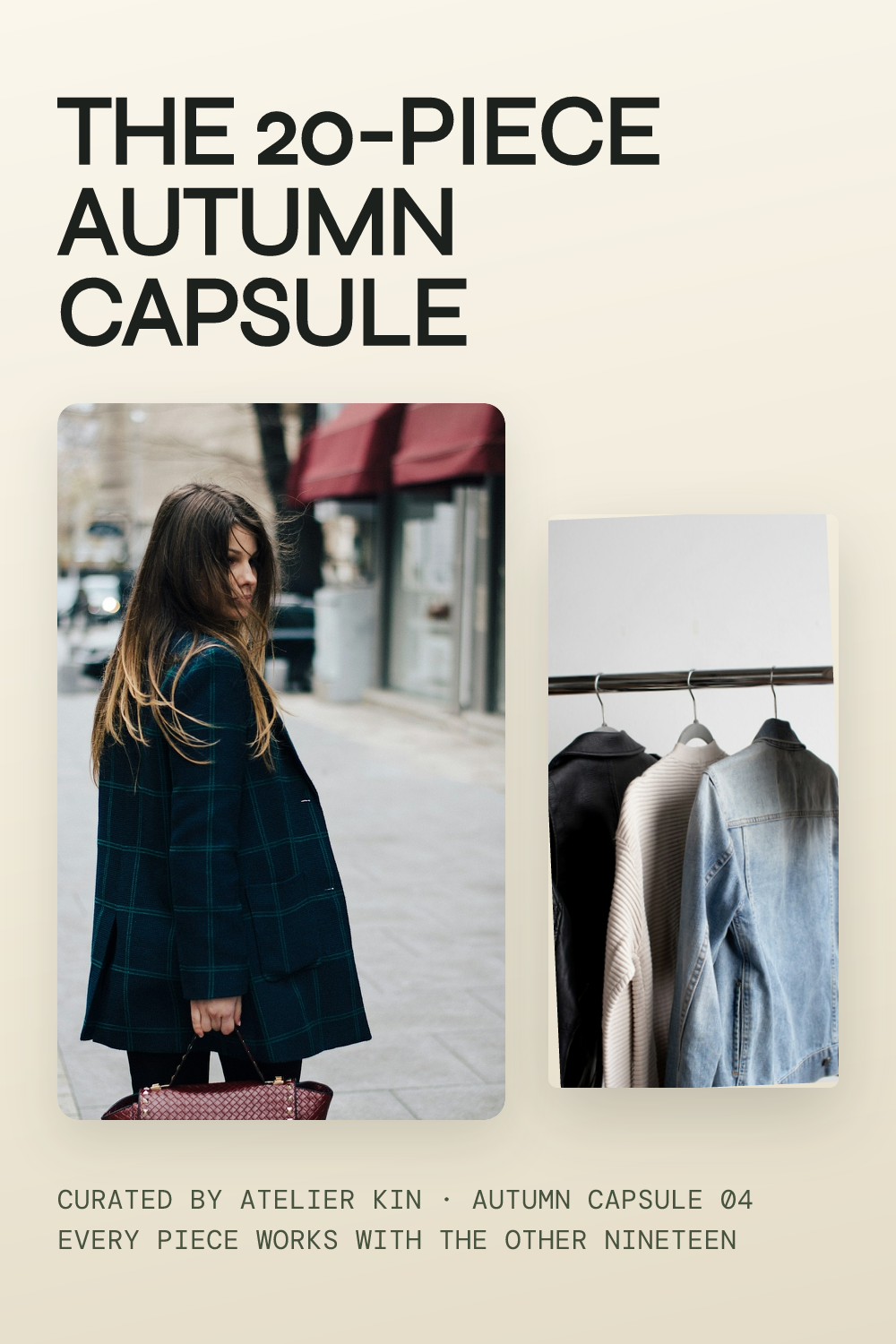 Autumn Capsule Wardrobe in 20 Pieces