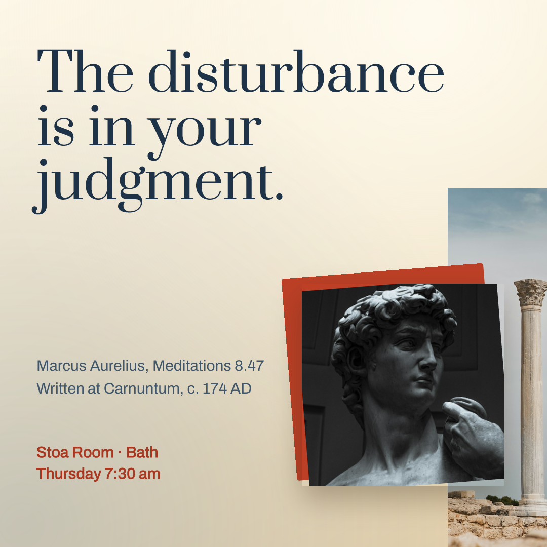 Stoa Room Stoic Reminder