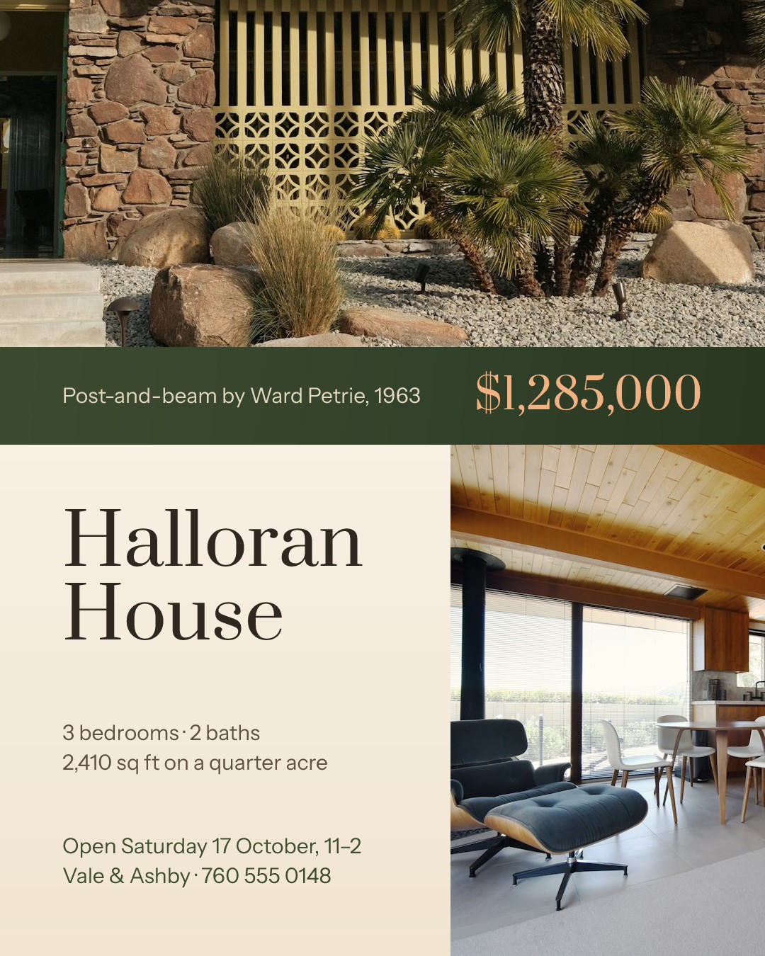 Mid-Century Post-And-Beam House Listing