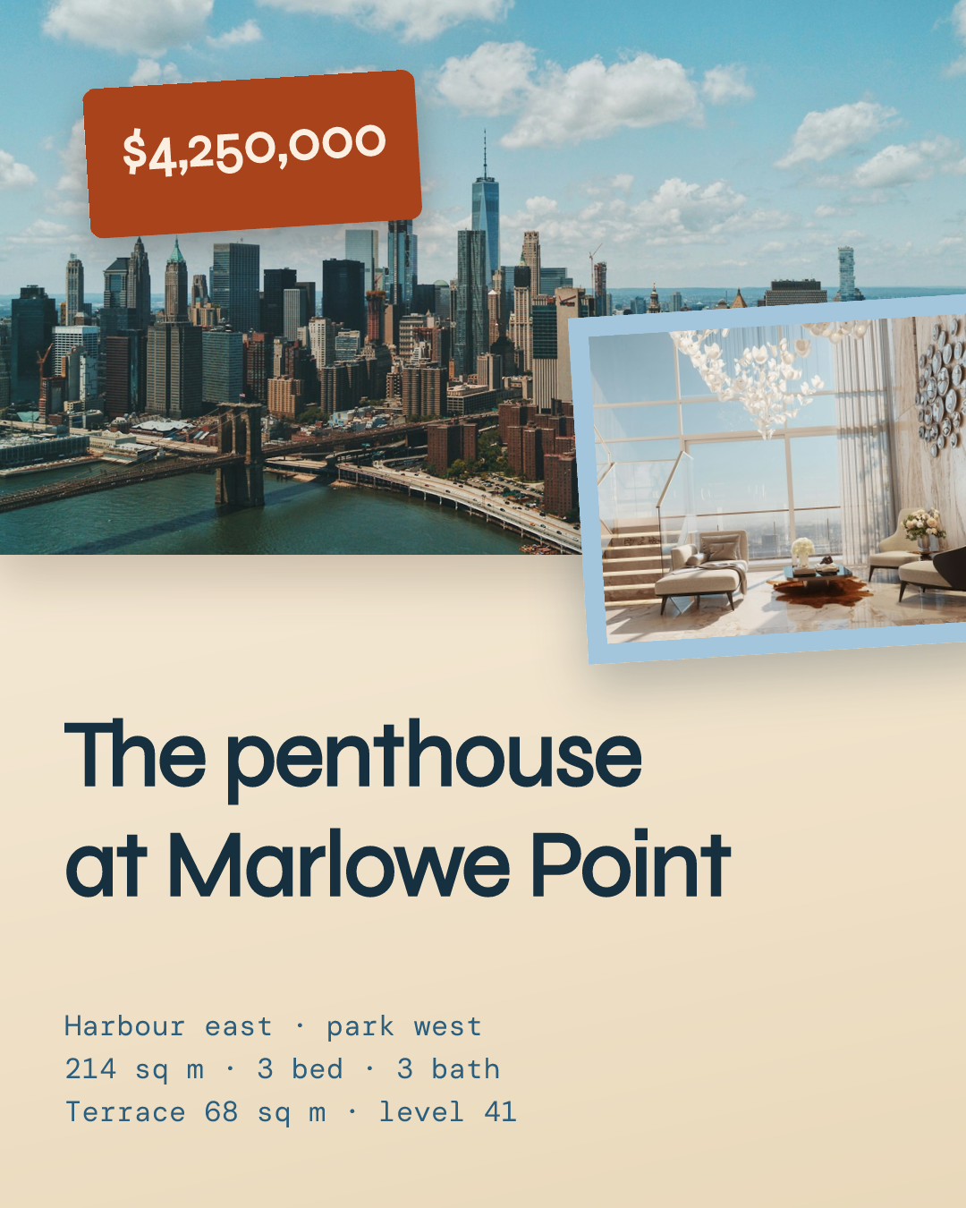 Marlowe Point Penthouse Listing
