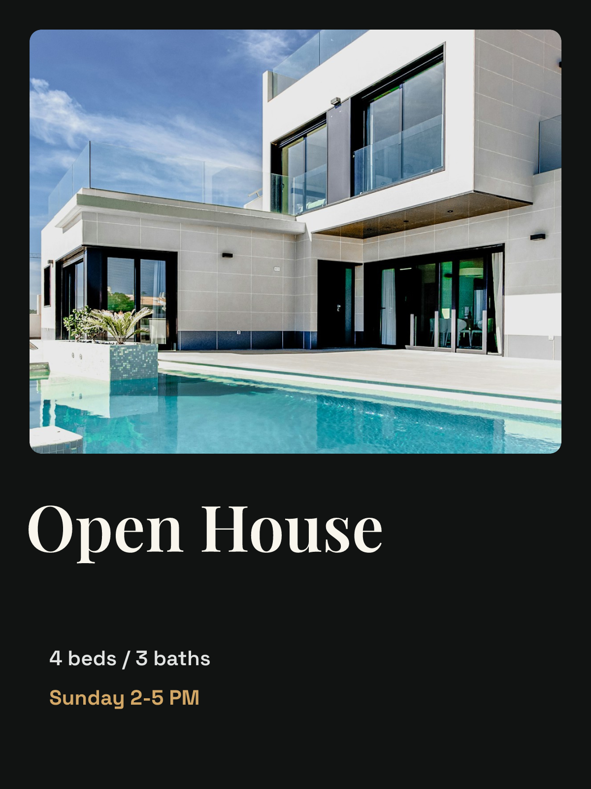 Real Estate Open House Flye