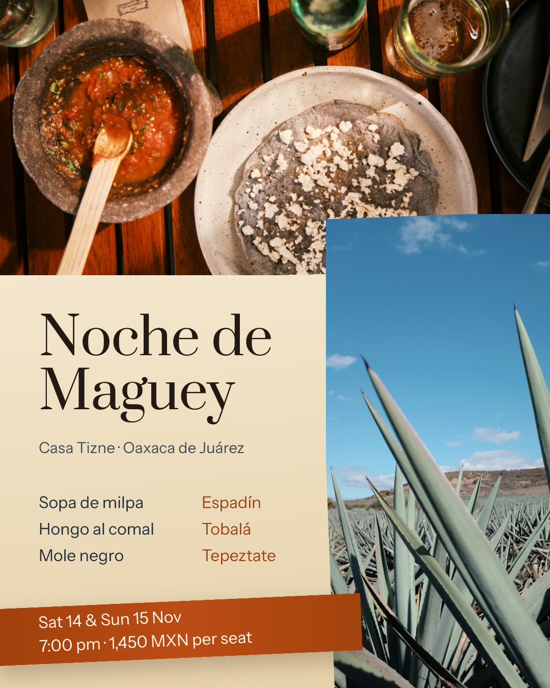 Oaxacan Mezcal Pairing Dinner