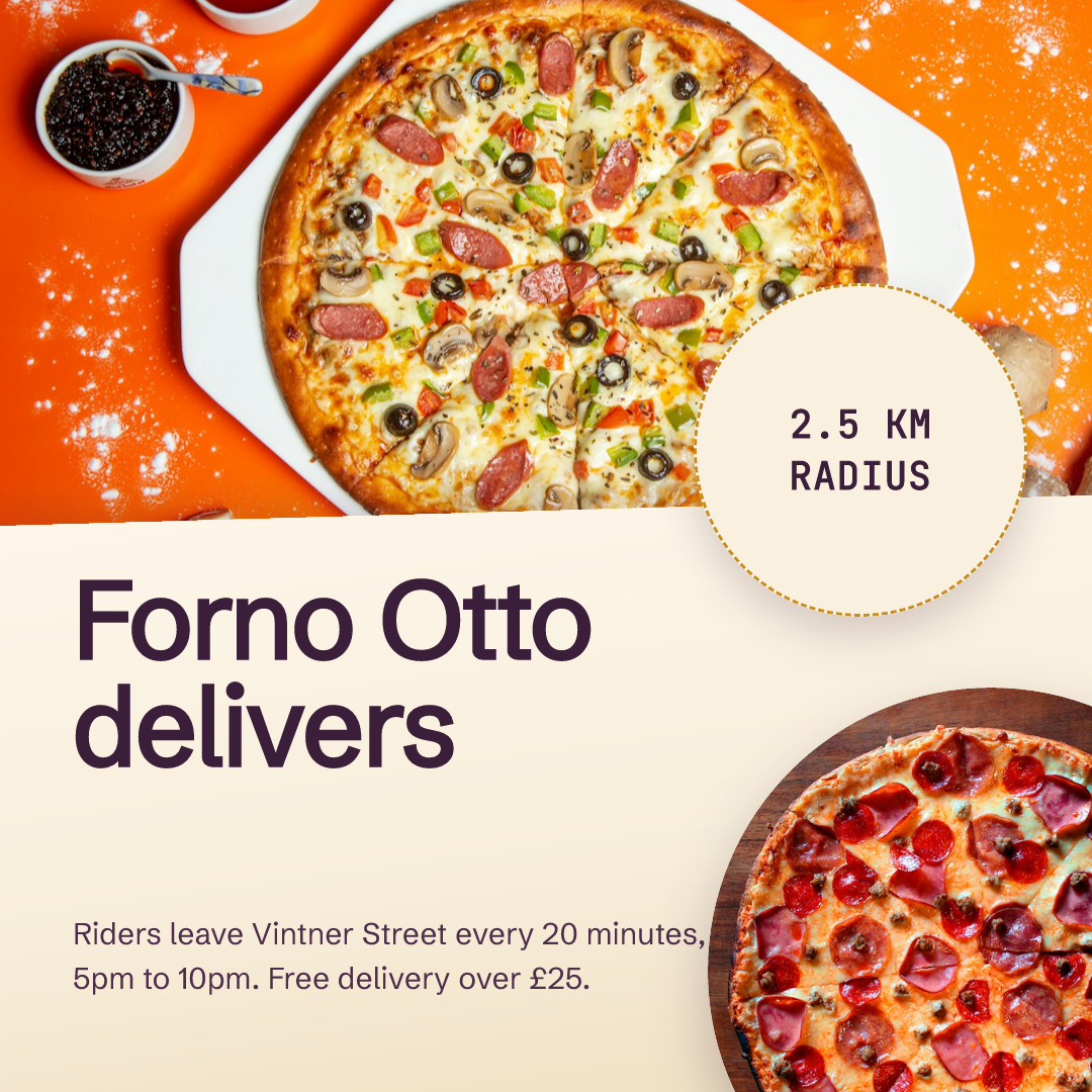 Pizzeria Delivery Launch Announcement