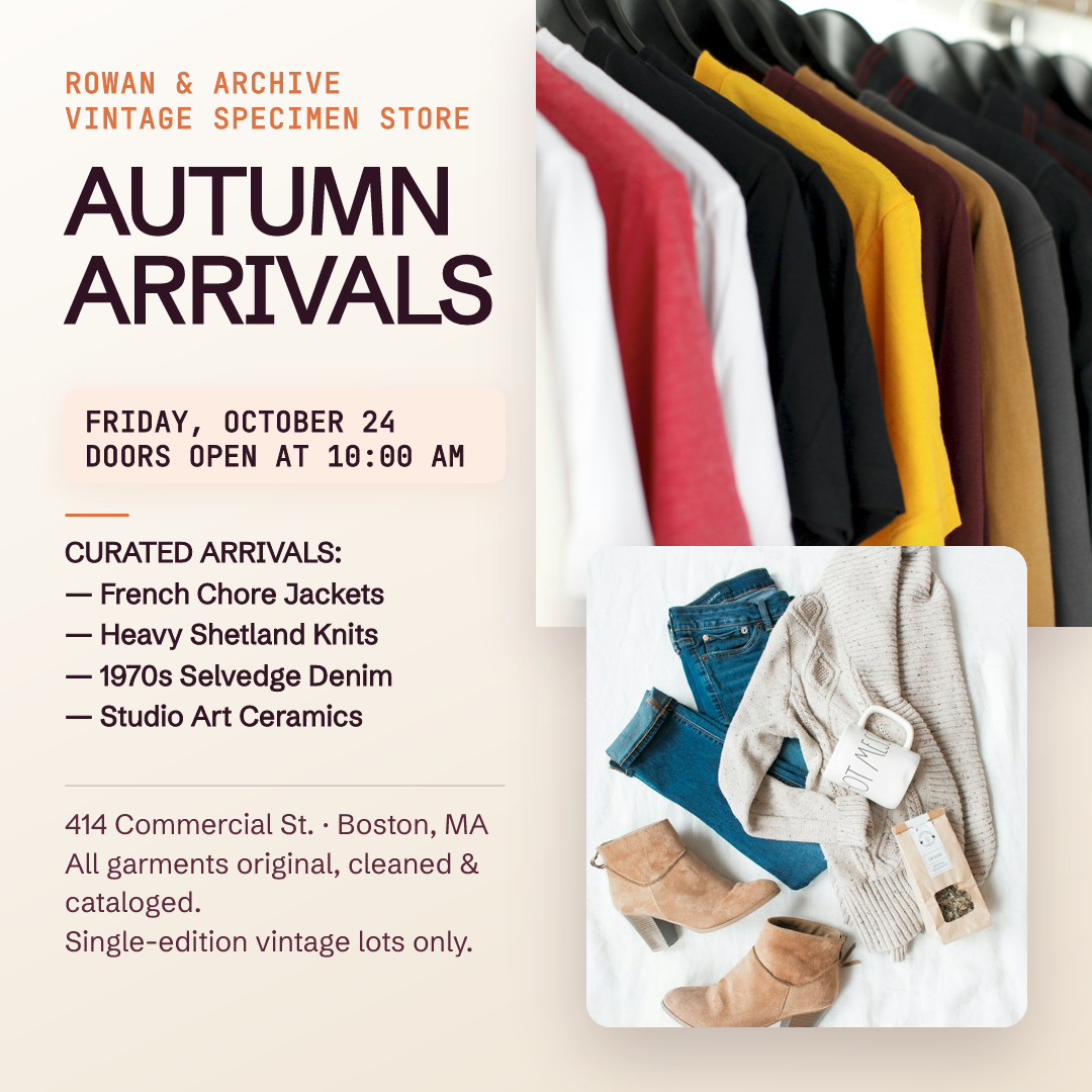 Vintage Shop New Arrivals Drop