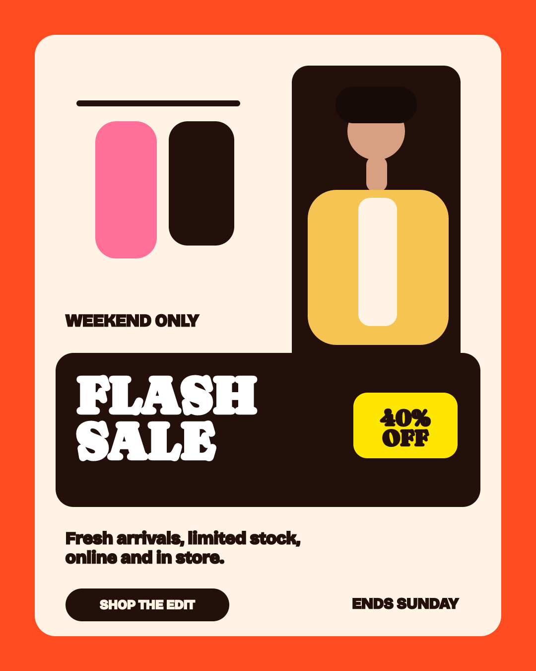Retail Store Promo Sign