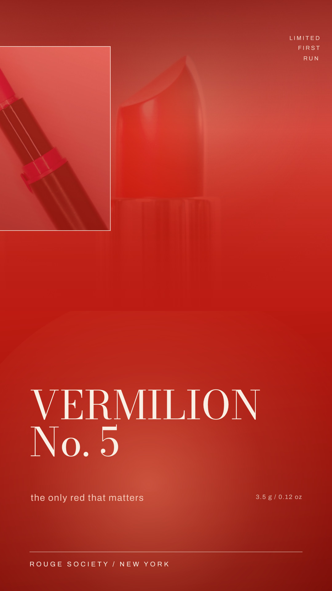 Rouge Society Vermilion No. 5 Campaign Story