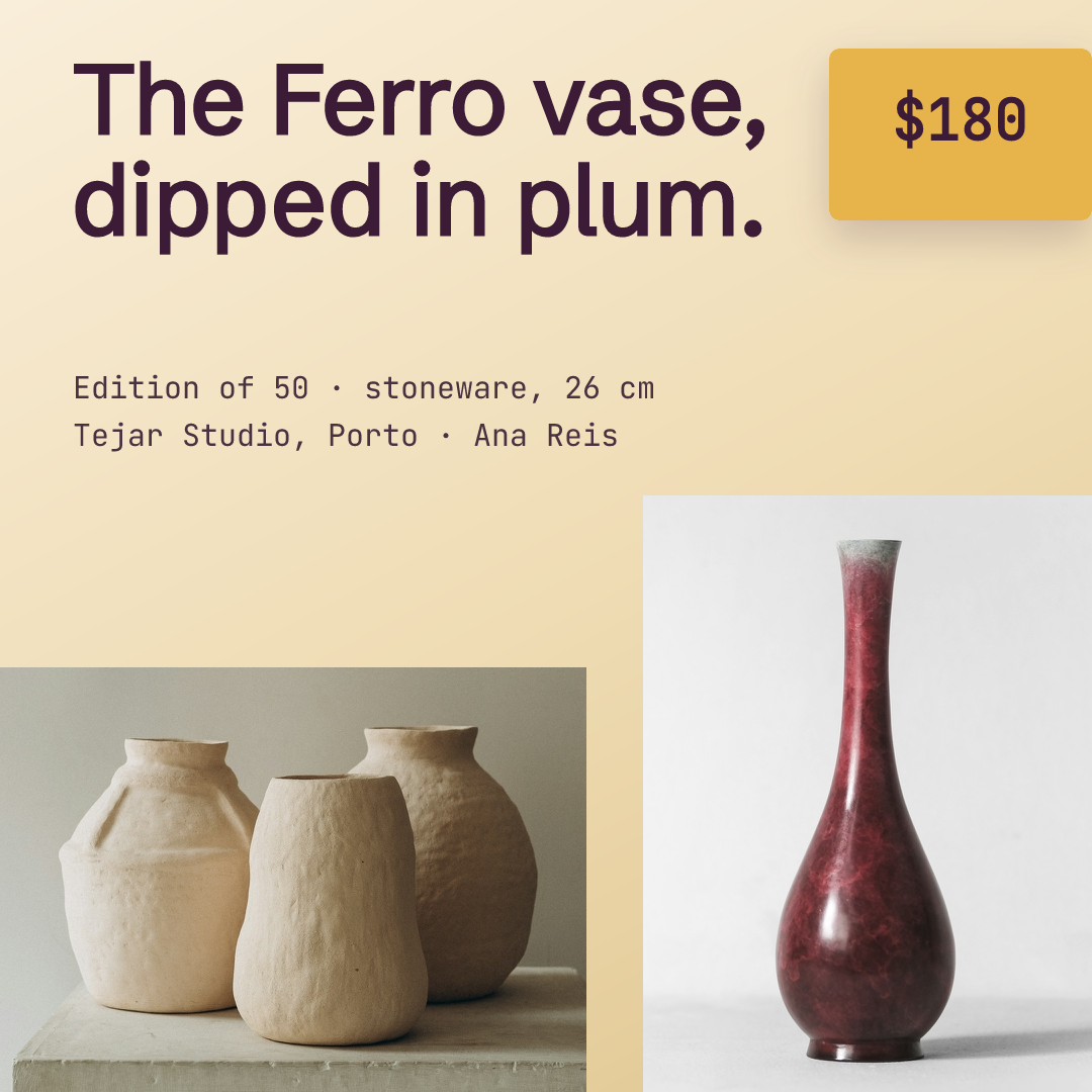 Tejar Ferro Vase Edition of 50