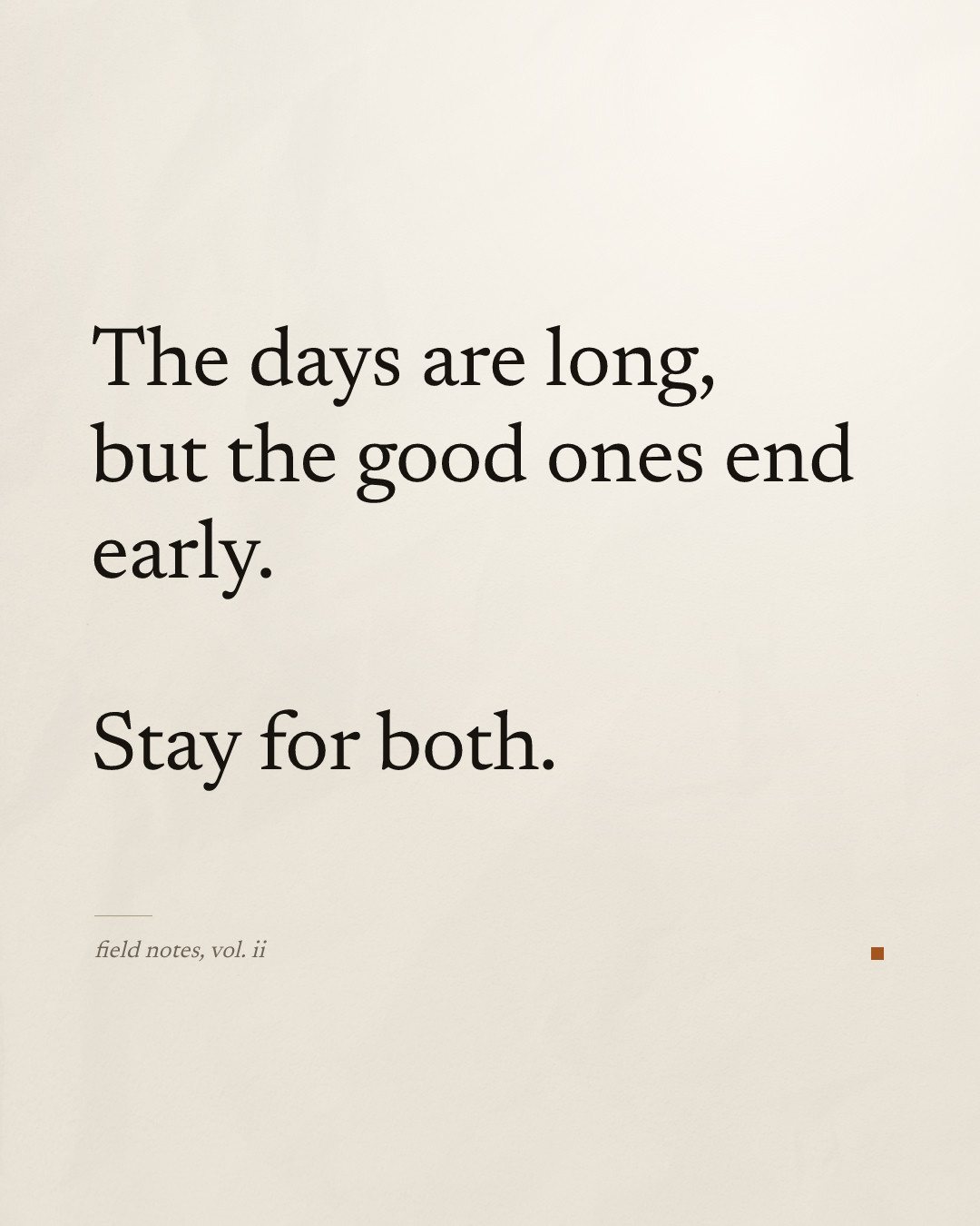 Slow Pages Field Notes Quote