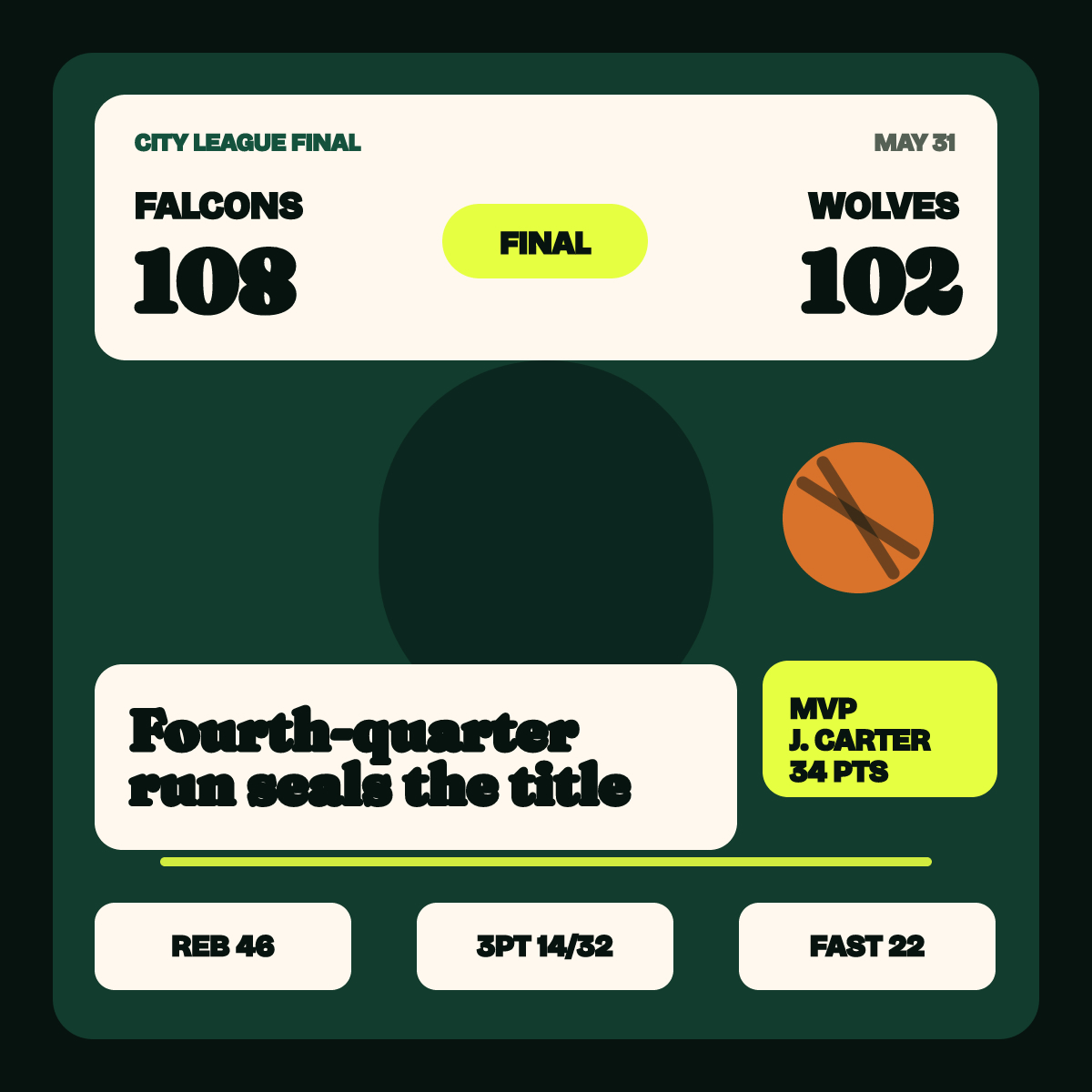 Sports Game Reca