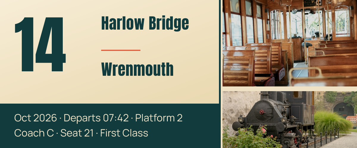 Heritage Railway Journey Ticket