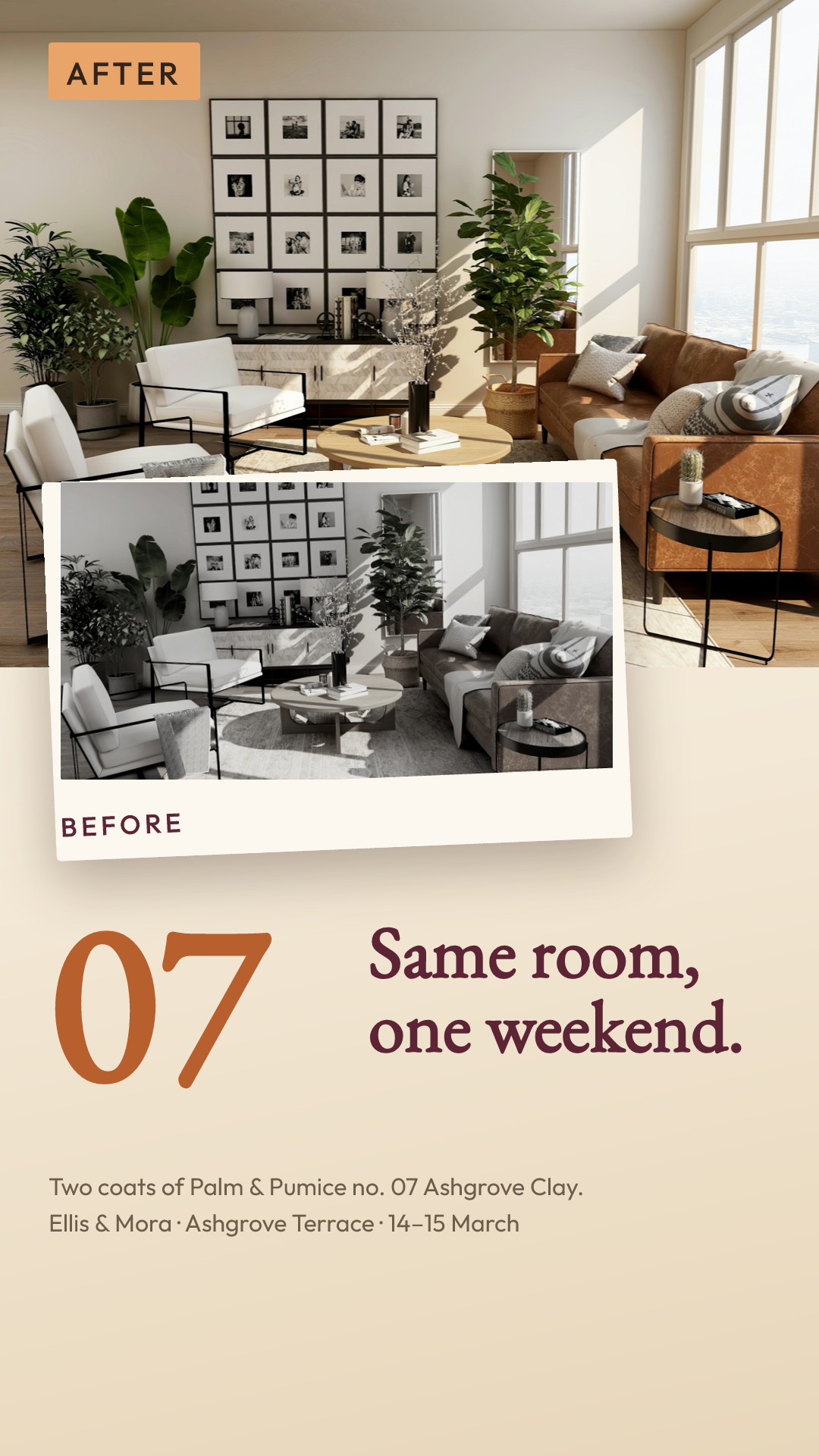 One Weekend Living Room Repaint TikTok Cover