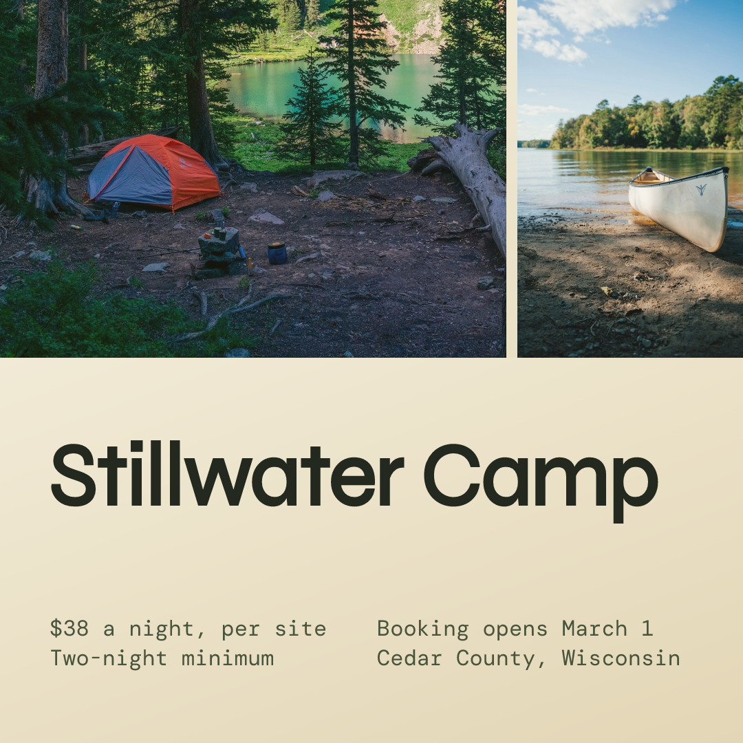 Lakeside Camp Booking Poster