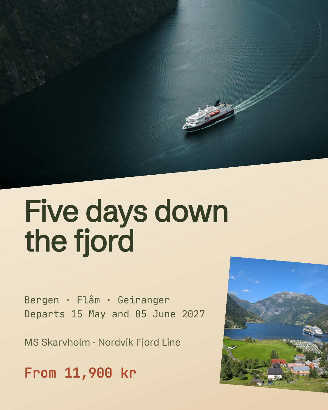 Nordvik Fjord Line Five-Day Fjord Cruise