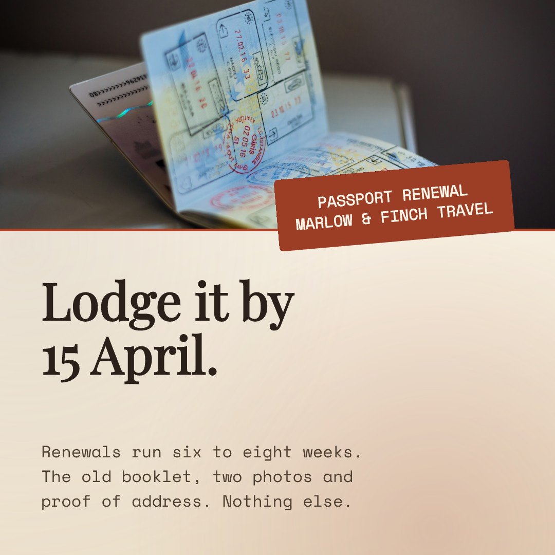 Passport Renewal Checklist