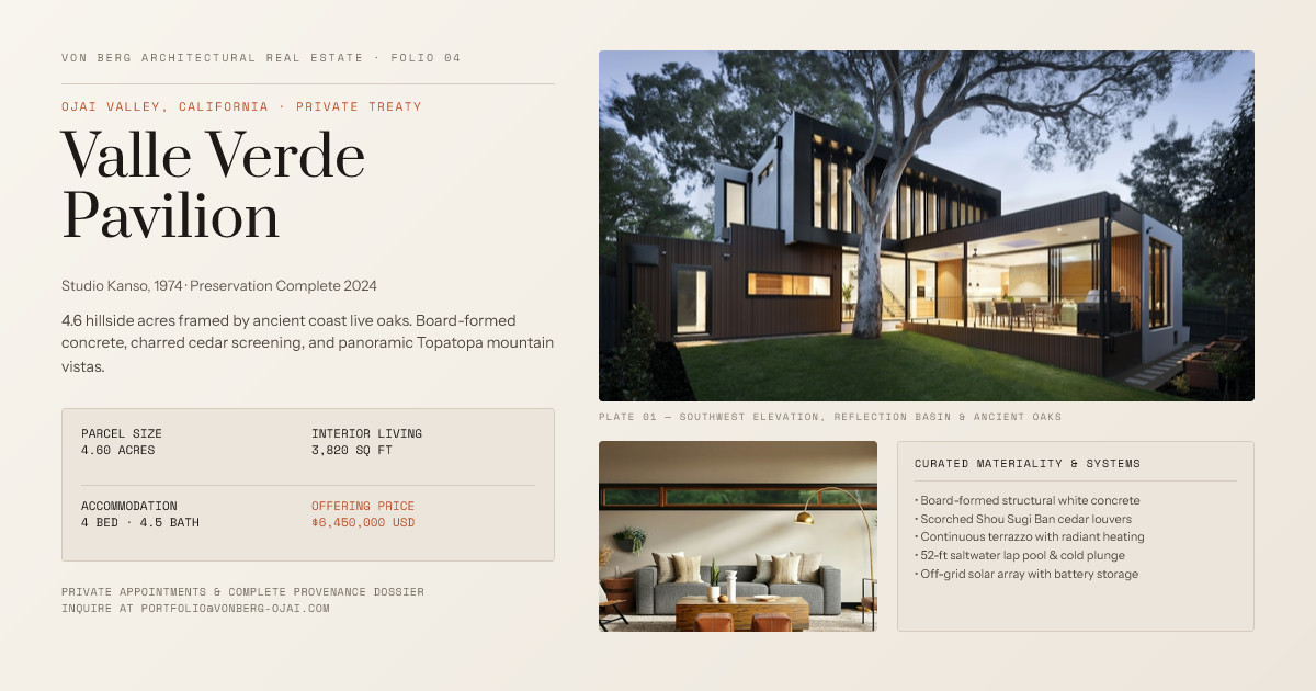 Valle Verde Pavilion Architectural Release