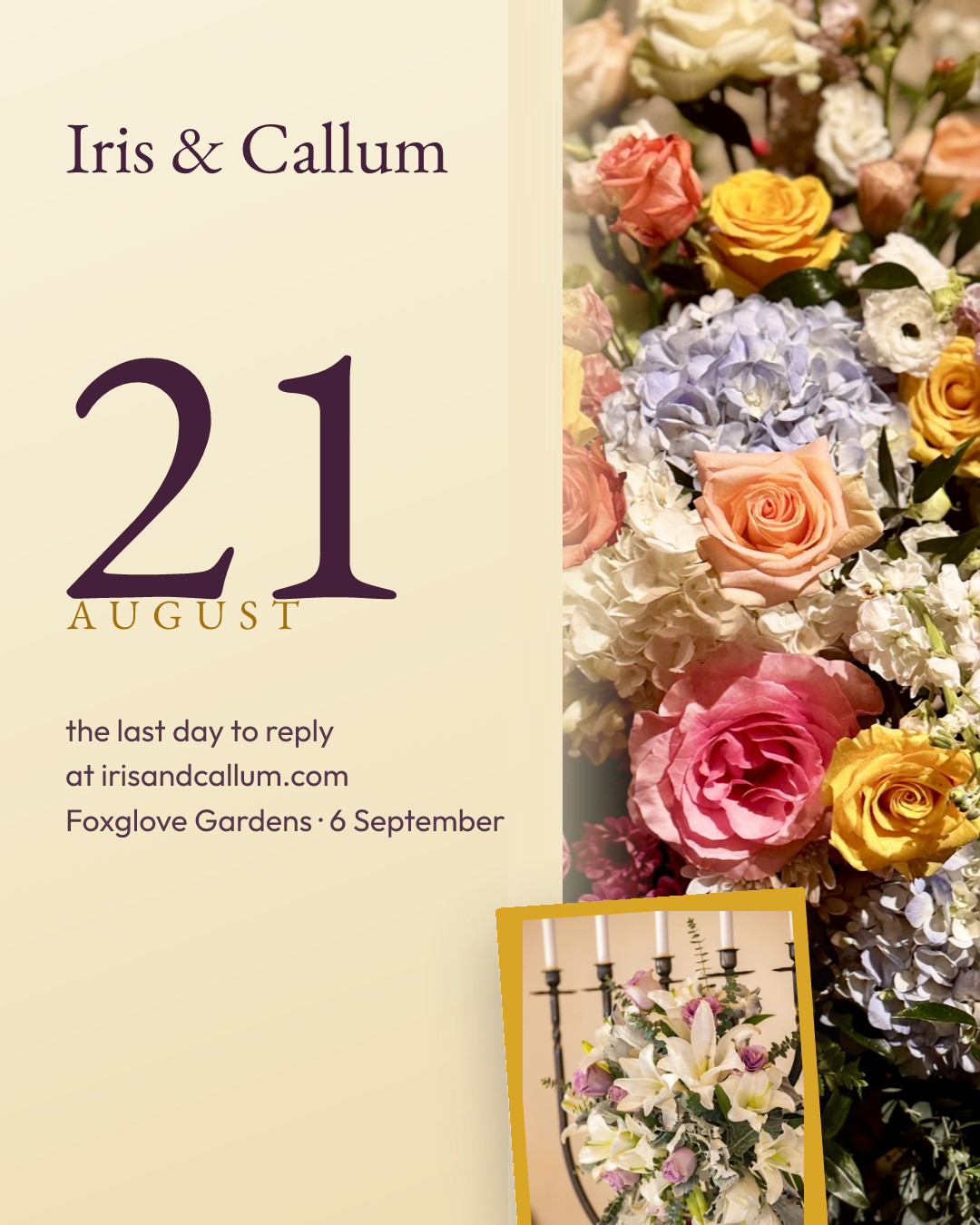 Garden Wedding RSVP